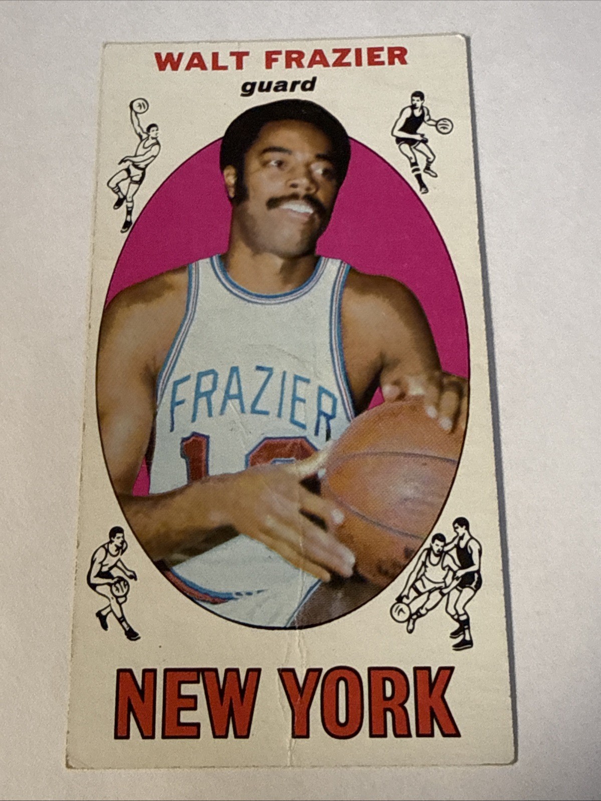 WALT FRAZIER Rookie Card 1969-70 Topps Basketball Card #98 NY Knicks Ex-Nmt