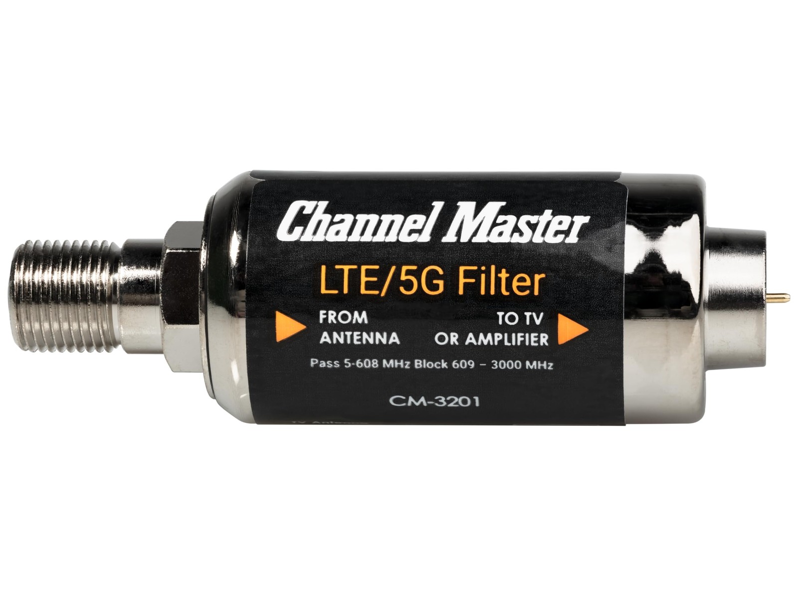 Channel Master LTE/5G Filter – Reduces Pixelation Compact, dark gray or black Channel Master LTE/5G Filter – Reduces Pixelation Compact, dark gray or black