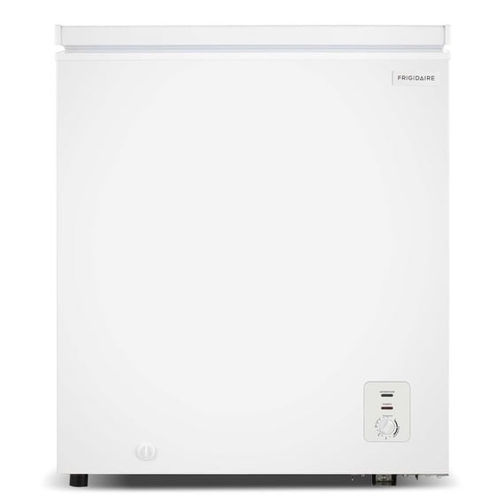 Frigidaire 5.0 Cu Ft Garage Ready Chest Freezer Compact Deep Freezer White Frigidaire 5.0 Cu Ft Garage Ready Chest Freezer Compact Deep Freezer White