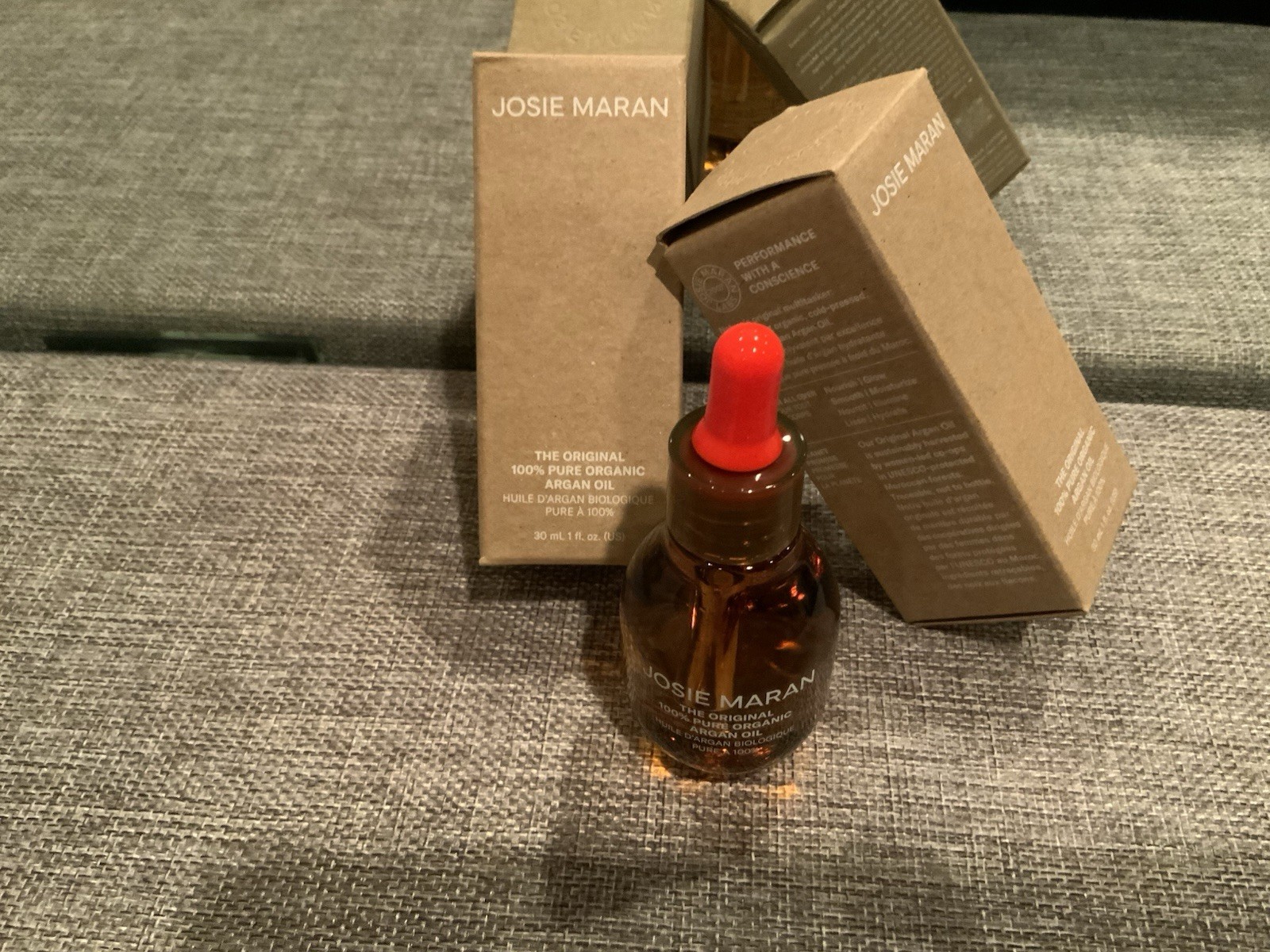 Josie Maran Organic Argan Oil 100% Pure, 1 oz (30 Ml) 2 Pk+ free samples 
