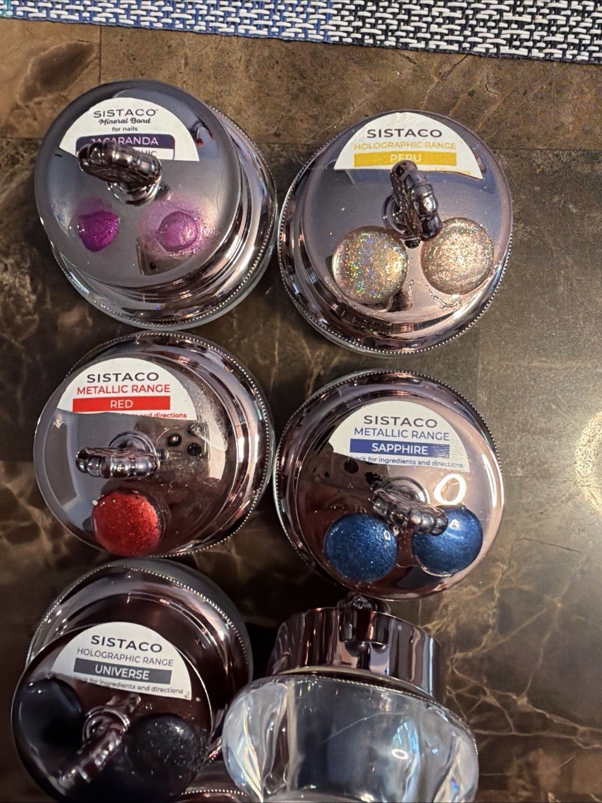 Sistaco Mineral Bond Nail Set of 7 colors. 🌈🌈💅