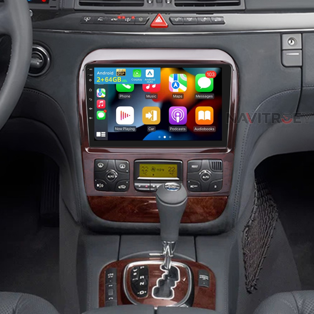 For 2000-2006 Mercedes Benz S Class Android 15 Car Stereo Radio GPS Navi CarPlay