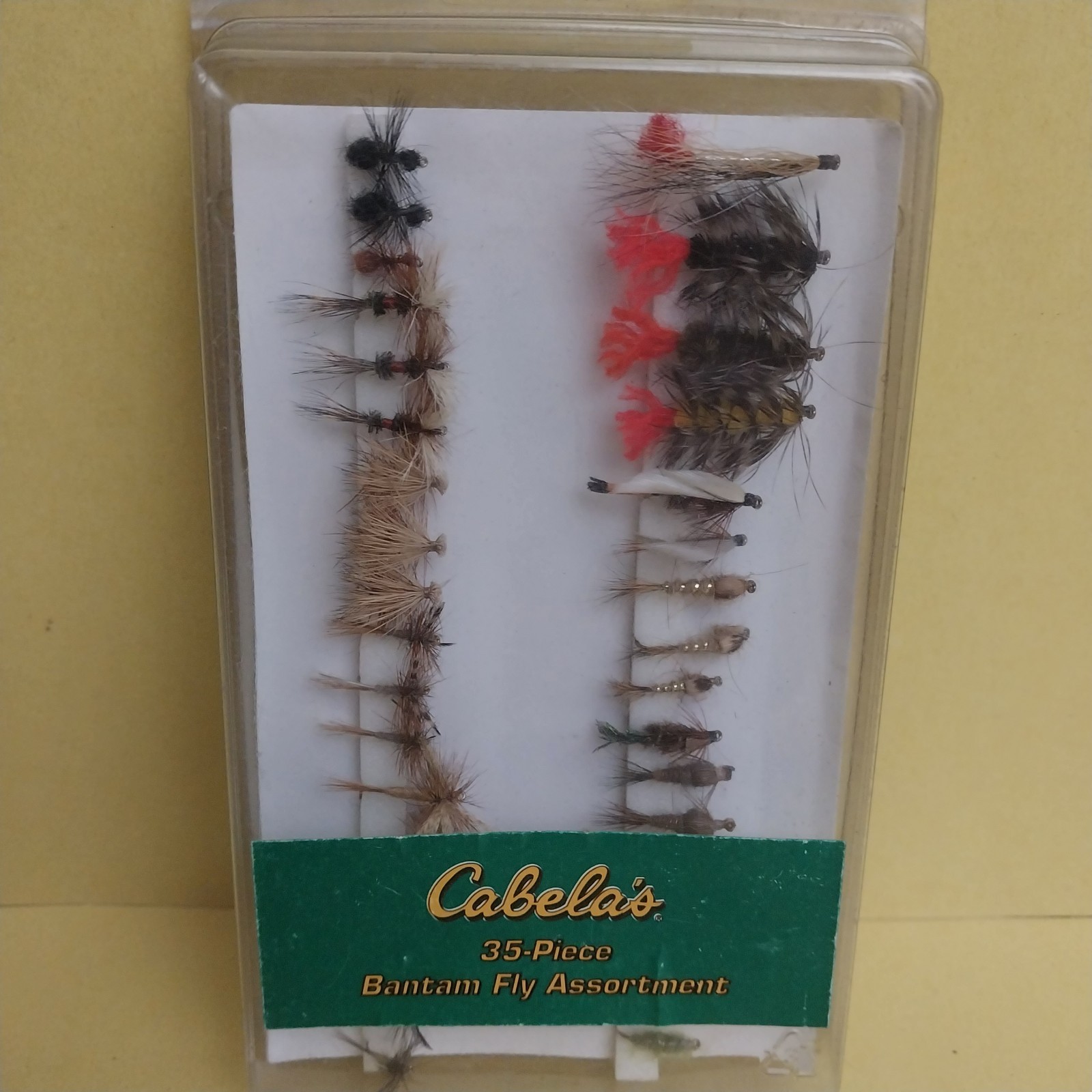 Vintage Cabela\'s Bantam Fly Fishing Assorment 35 Piece Trout Flies Vintage Cabela\'s Bantam Fly Fishing Assorment 35 Piece Trout Flies