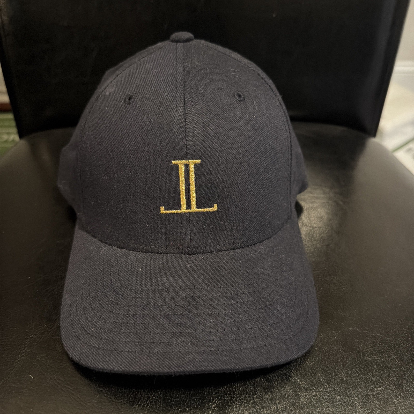 New Lucchese Bootmaker Hat Cap S/M blue Flex Fit Richardson Mirrored L logo New Lucchese Bootmaker Hat Cap S/M blue Flex Fit Richardson Mirrored L logo