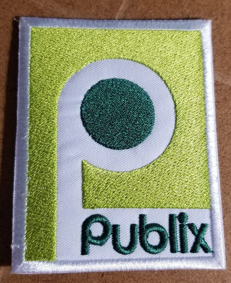 Publix Embroidered Patch 2.75x3.5\