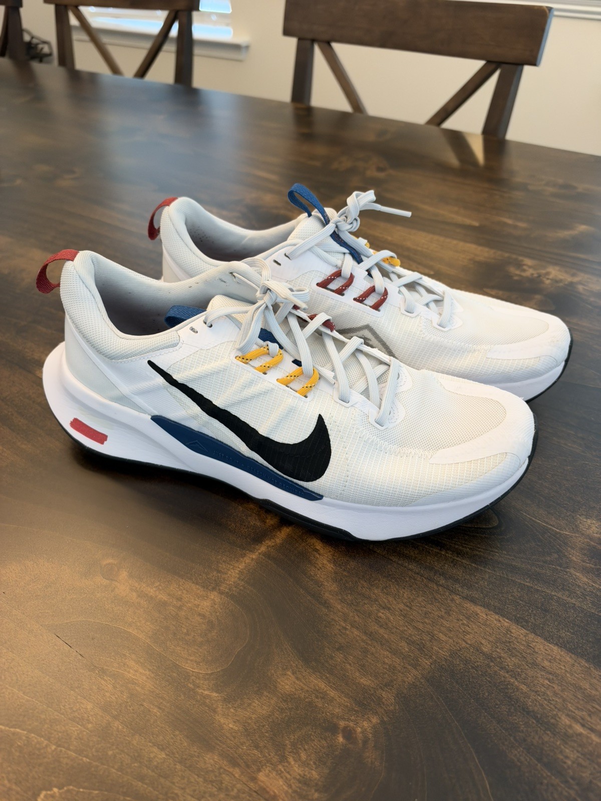 Nike Juniper Trail 2 Next Nature DM0822-104 Men 10.5 Running Shoes White Sneaker