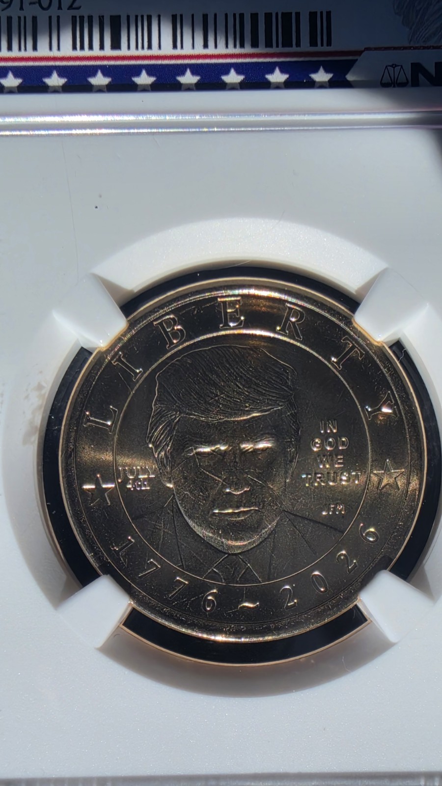 2026 President Trump Liberty $1 w/ July 4th Privy - NGC MS66 Advanced Releases 2026 President Trump Liberty $1 w/ July 4th Privy - NGC MS66 Advanced Releases