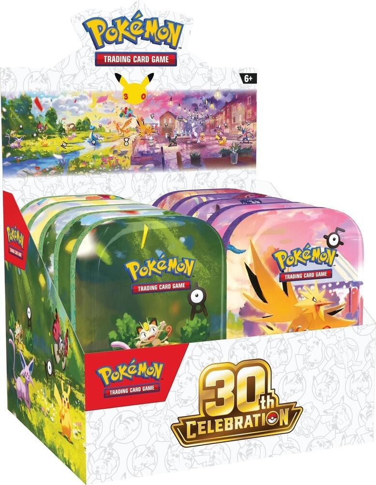 30th Celebration Mini Tin Display Sealed Pokemon TCG