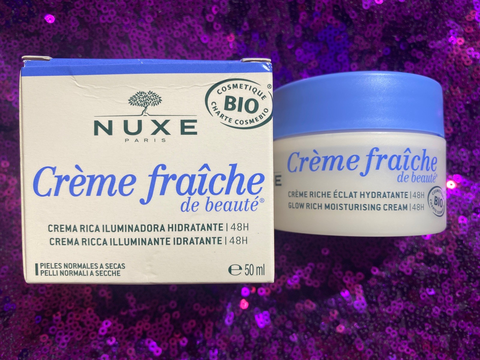 Nuxe Paris Creme Fraiche Glow Rich Moisturising Cream 48H 50ml / 1.7oz