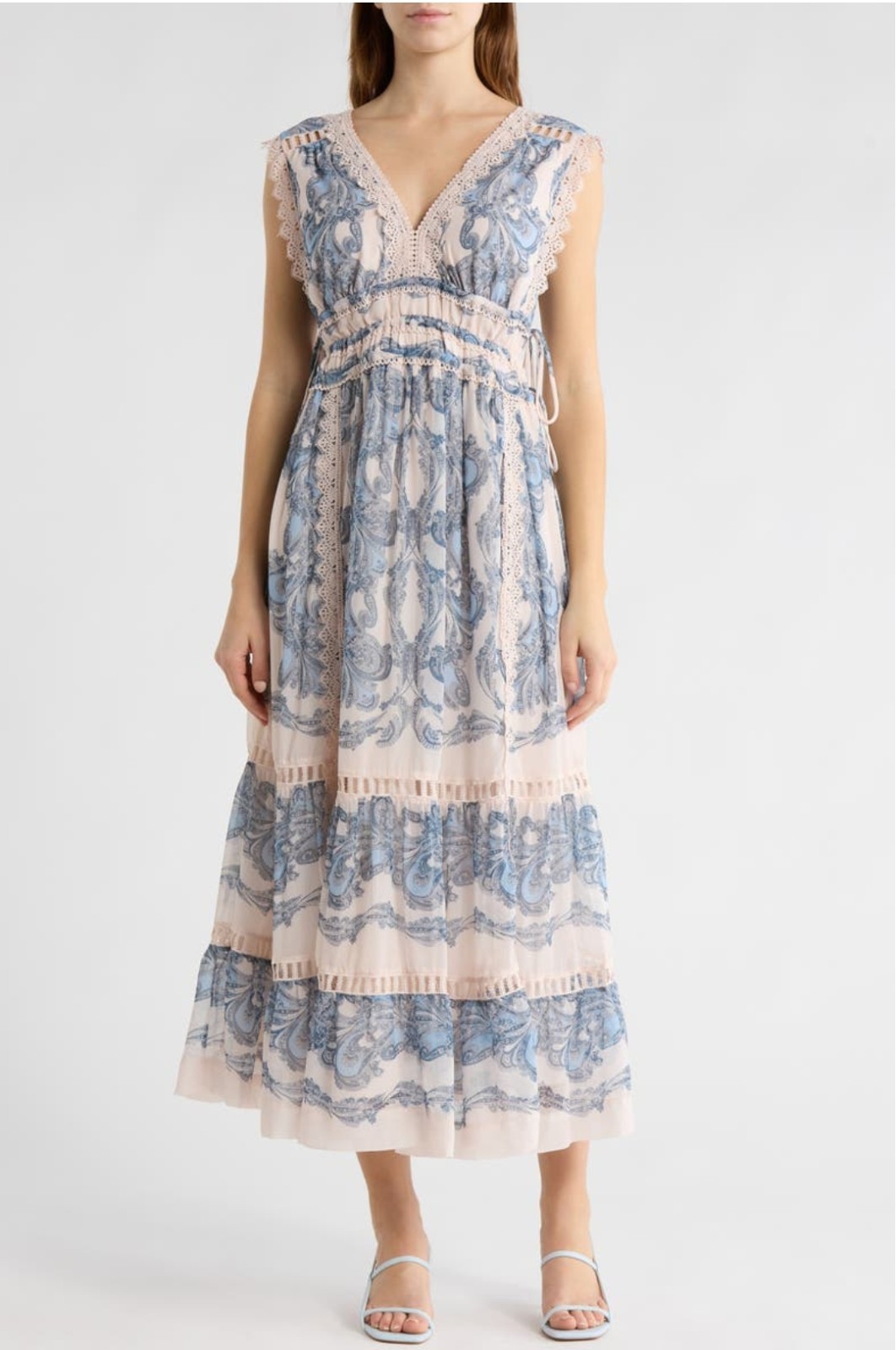 NWT-Allsaints Xanthe Maxi Dress - Size 10