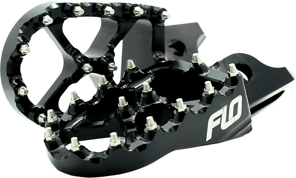 FLO MOTO Pro Series Foot Pegs Black YZ250F 24-26/ YZ450F 2023-2026 FPEG-7932BlK