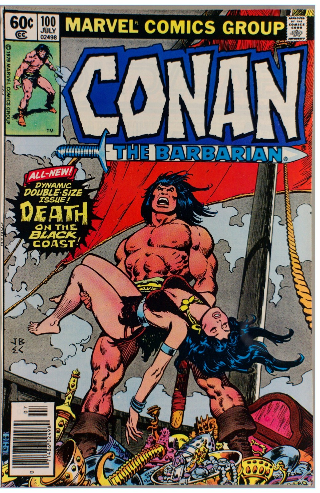 Conan Barbarian #100 1979 Marvel Comics VF- Comic Book Newsstand