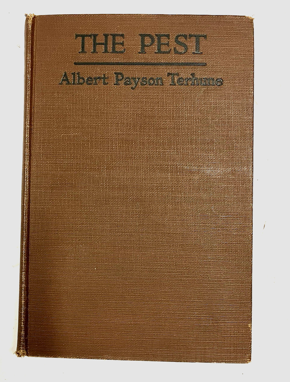 Old Vintage Antique HC Book THE PEST Albert Payson Terhume 1923
