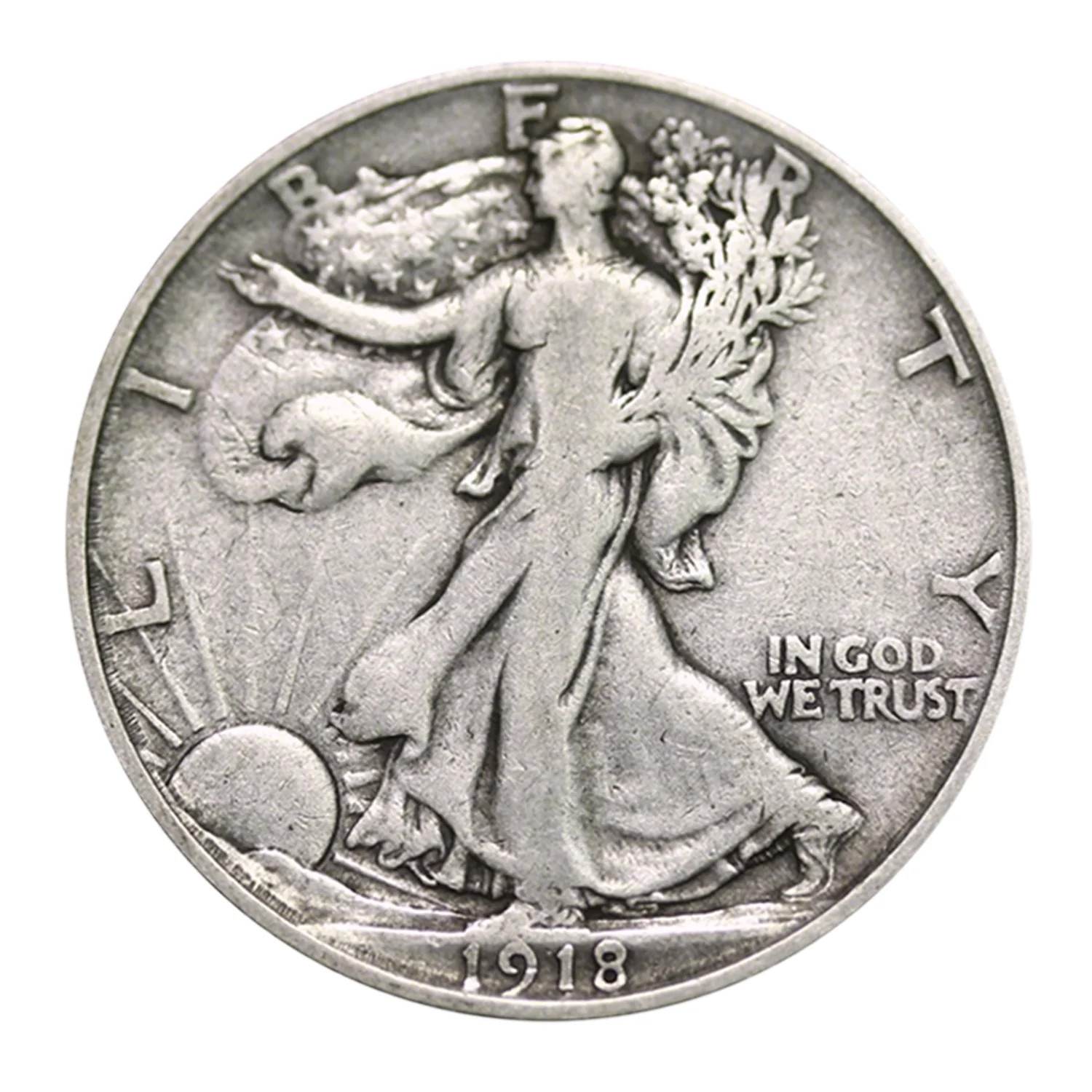 USA Walking Liberty Half Dollar Coin XF/VF 90% Silver Extra Fine - Random Date