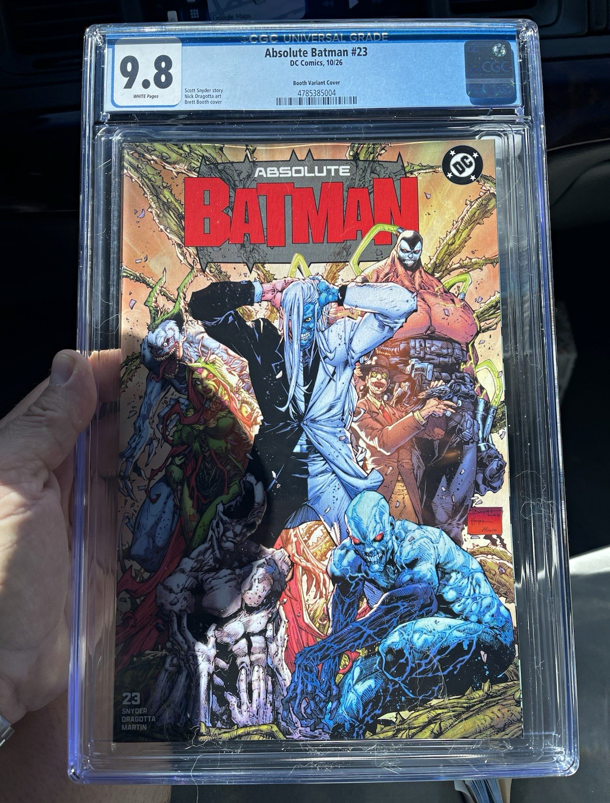 Absolute Batman #23 Brett Booth Variant Cover CGC 9.8 DC Comics 2026