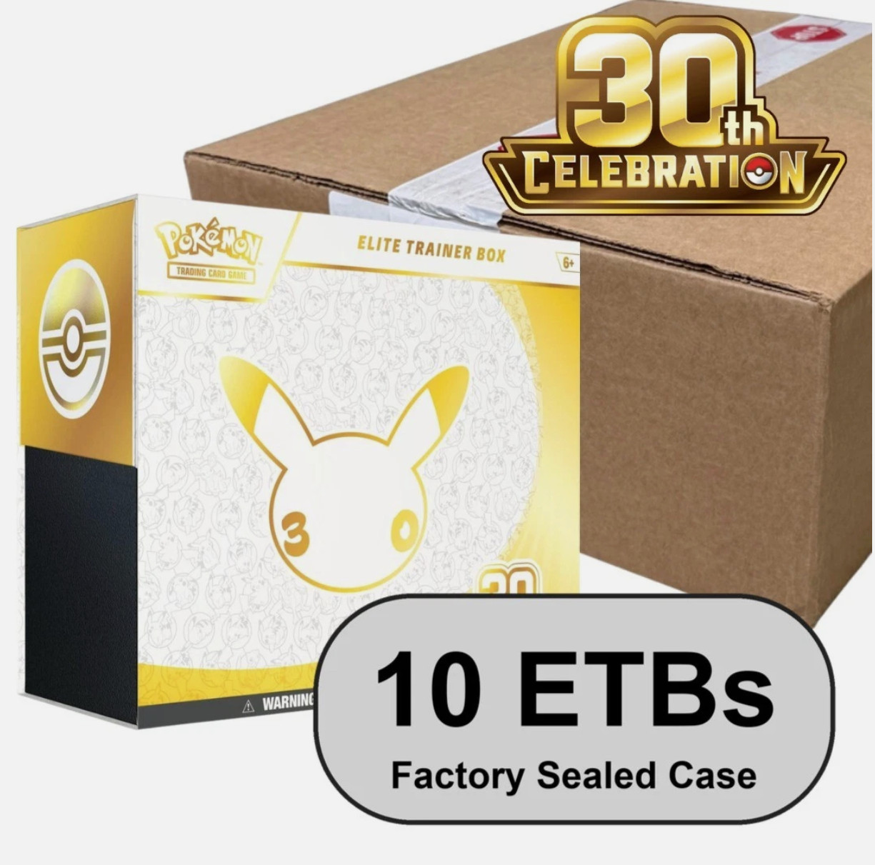 Pokemon 30th Celebration Elite Trainer Box 10 ETB Case Sealed Case Pre-Order