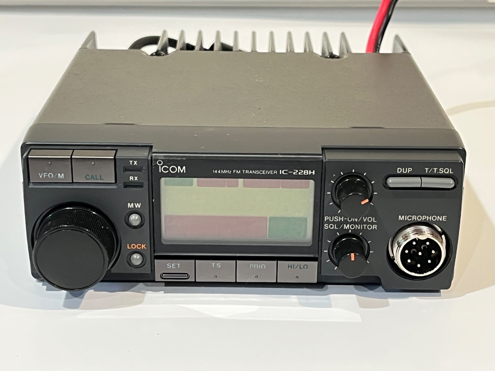 Icom IC-228H Amateur Radio 144 to 148MHz 2m Ham Band Mobile FM Two-Way Radio