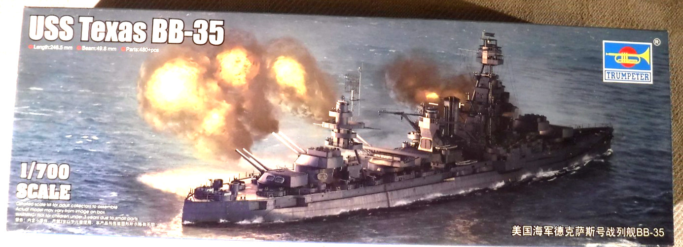 1/700 Trumpeter US Navy WWII Battleship  USS Texas BB 35 PE Parts # 06712