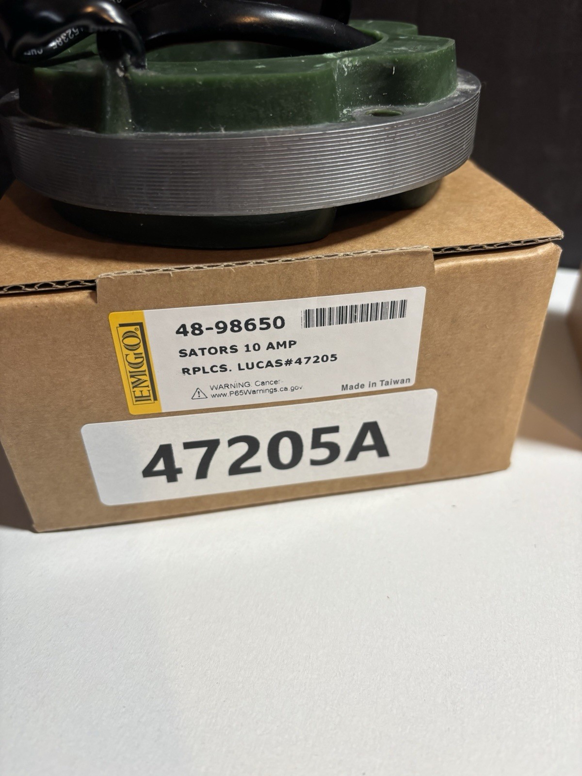 Lucas Style 12 Volt Stator 47205 10-amp BSA Triumph Norton 500 650 750 850