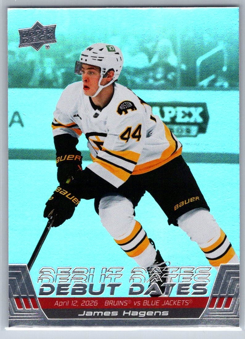 2026-27 Upper Deck James Hagens Debut Dates #DD-13