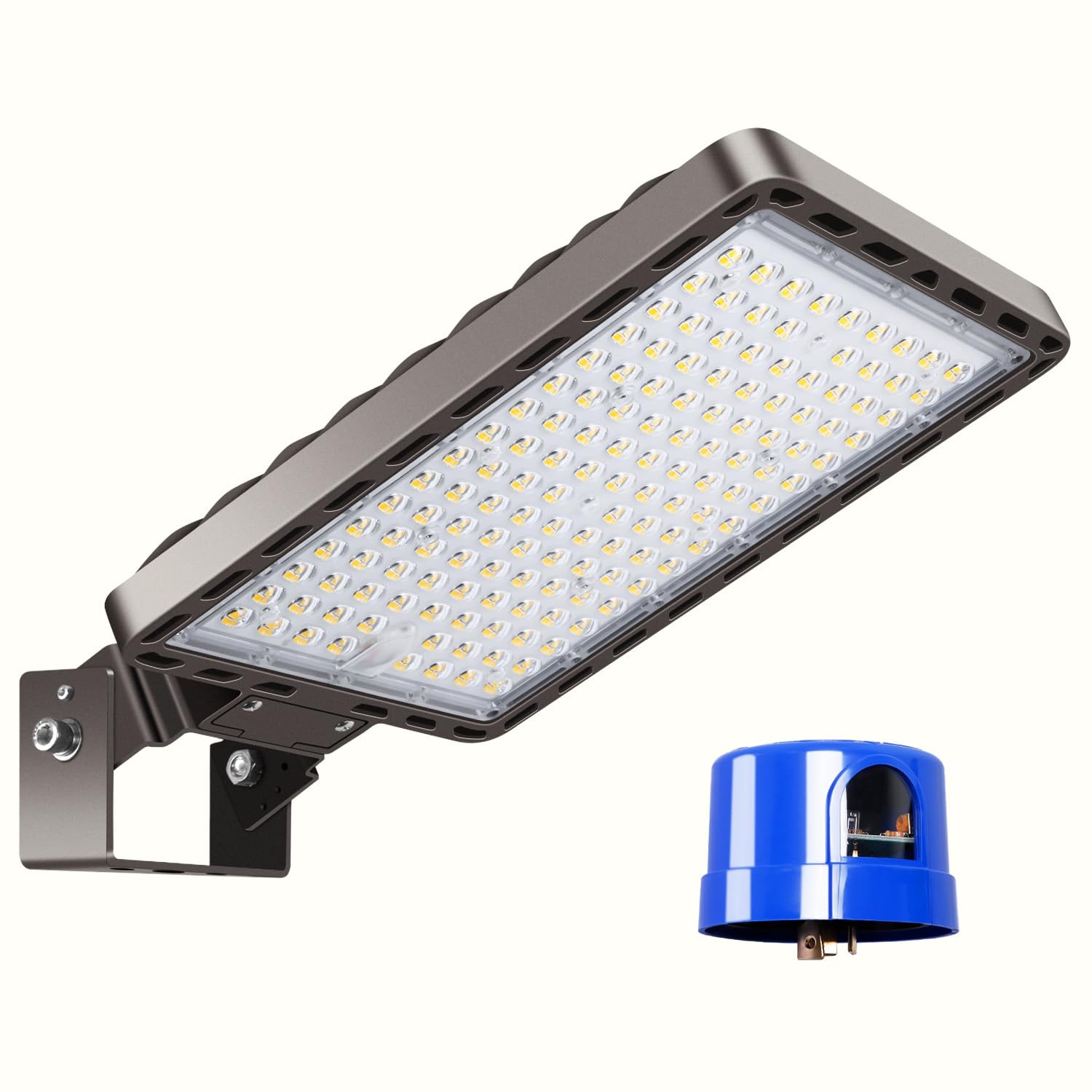 Dream Eeve 350W LED Parking Lot Light 52500LM Dusk to Dawn Photocell 5000K Ou...