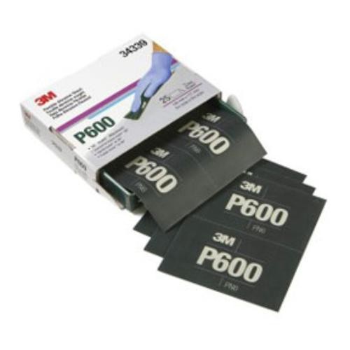 3m 3M-34339 Flexible Abrasive Hookit Sheet, 5.5 In X 6.8 In, P600