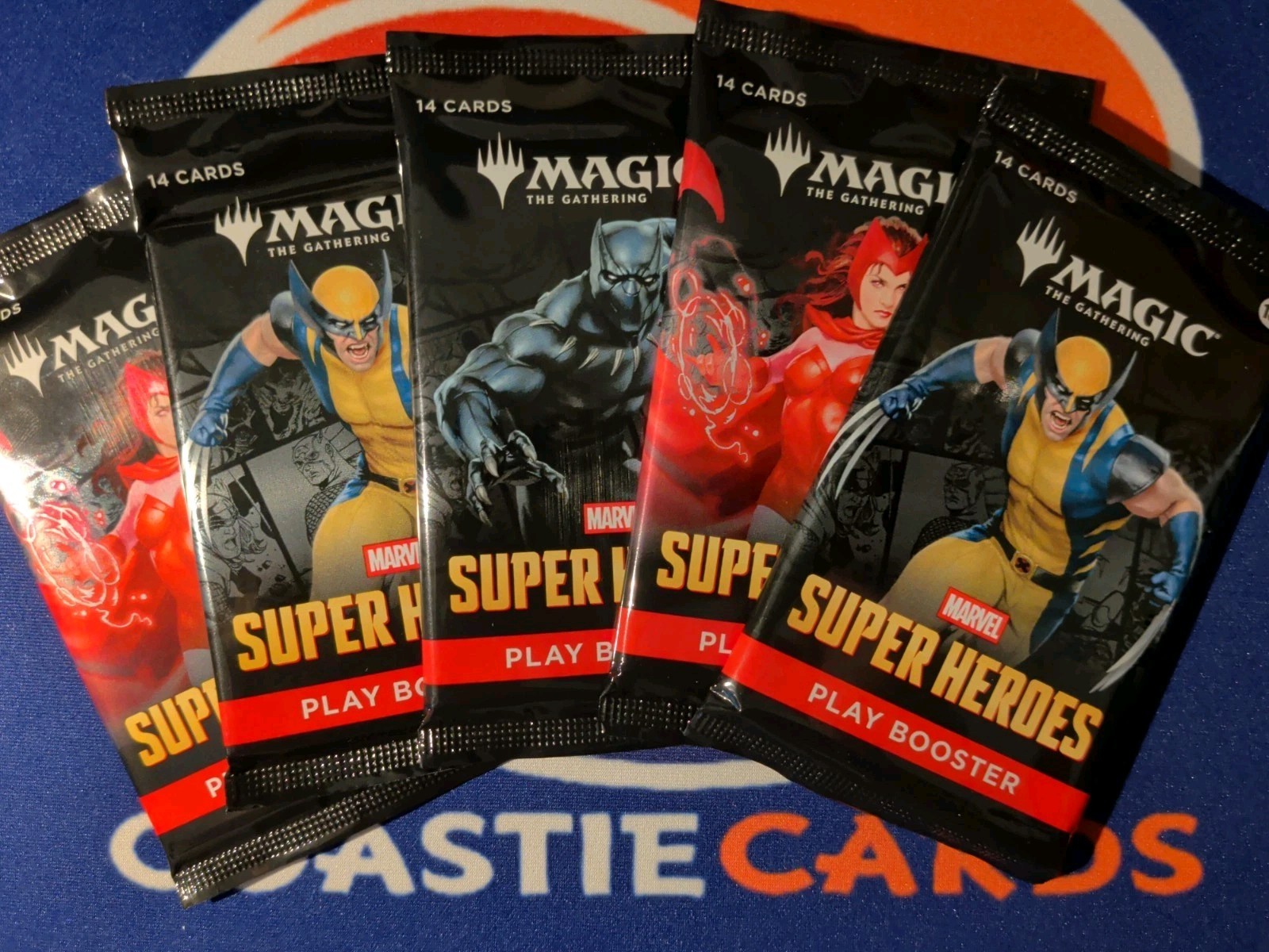 x5 Marvel Super Heroes Play Booster Packs SEALED MTG Magic the Gathering