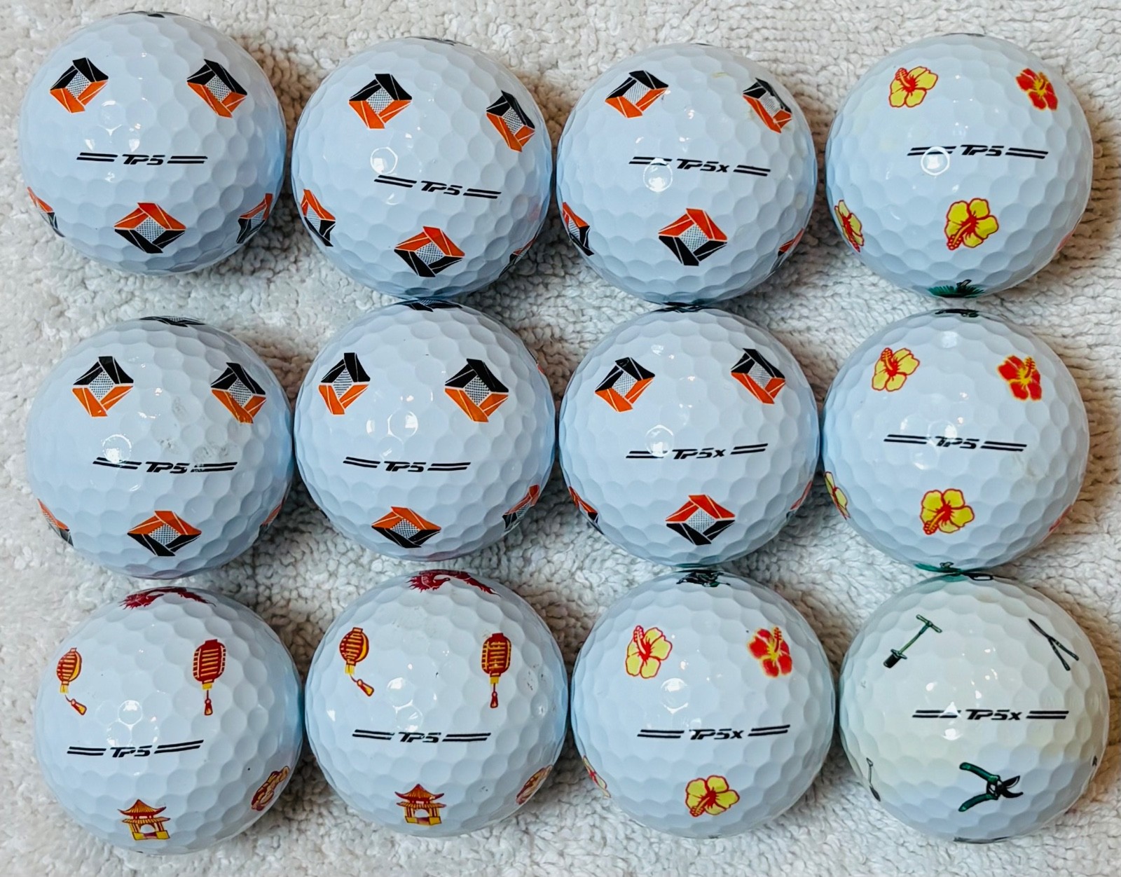 40 TaylorMade TP5/TP5x Pix Mix (2024/2025) 4A/5A 