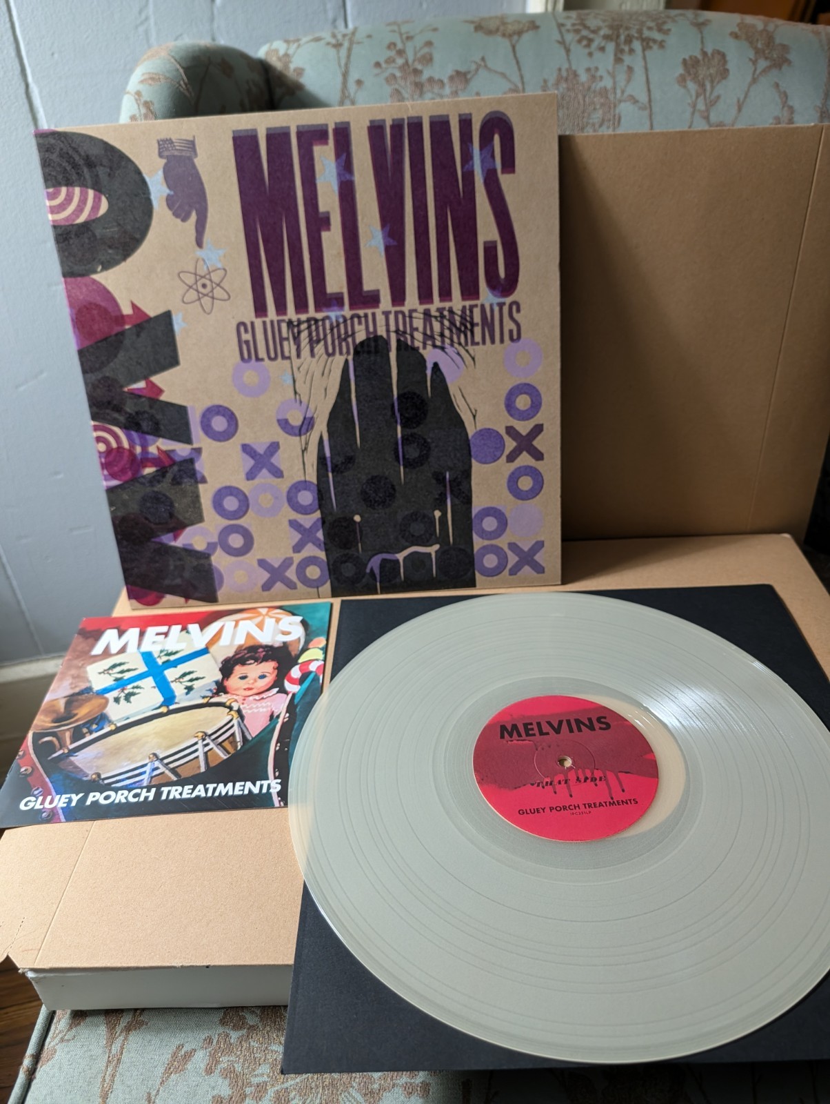 Melvins Gluey Porch Treatments LP Numbered To 50 Only. Screen print By Mackie 