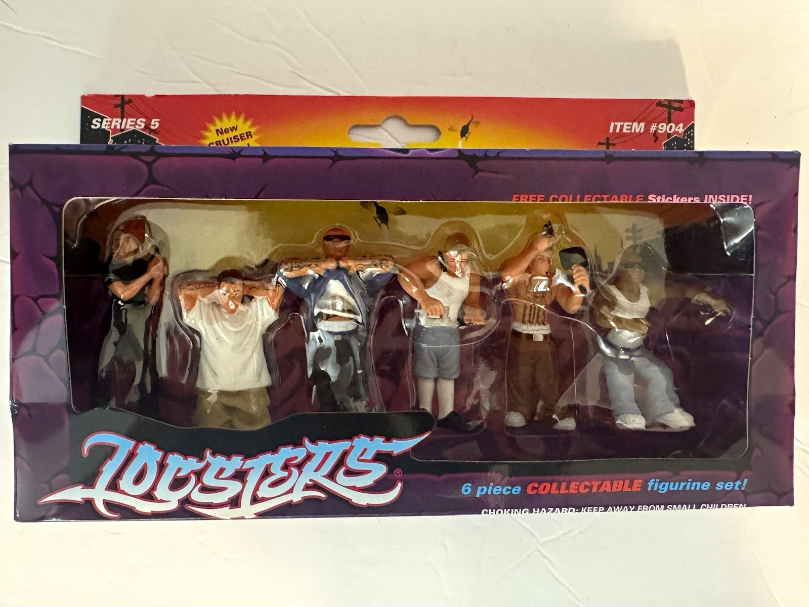 RARE Vintage Lil' Locsters Series 5 6-Piece Figure Set Item #904 Sealed Box New RARE Vintage Lil' Locsters Series 5 6-Piece Figure Set Item #904 Sealed Box New
