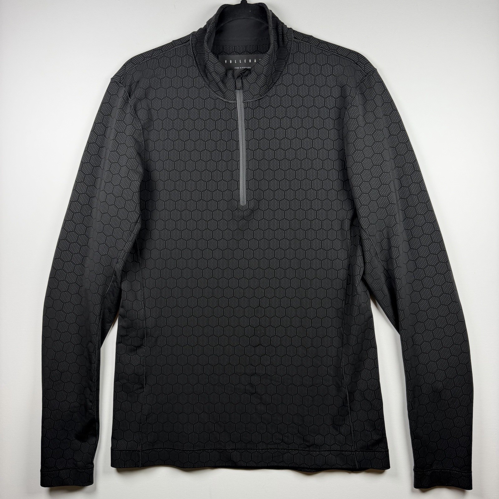 Vollebak Condition Black Ceramic Base Layer Portugal Men Quarter 1/4 Zip Men L 