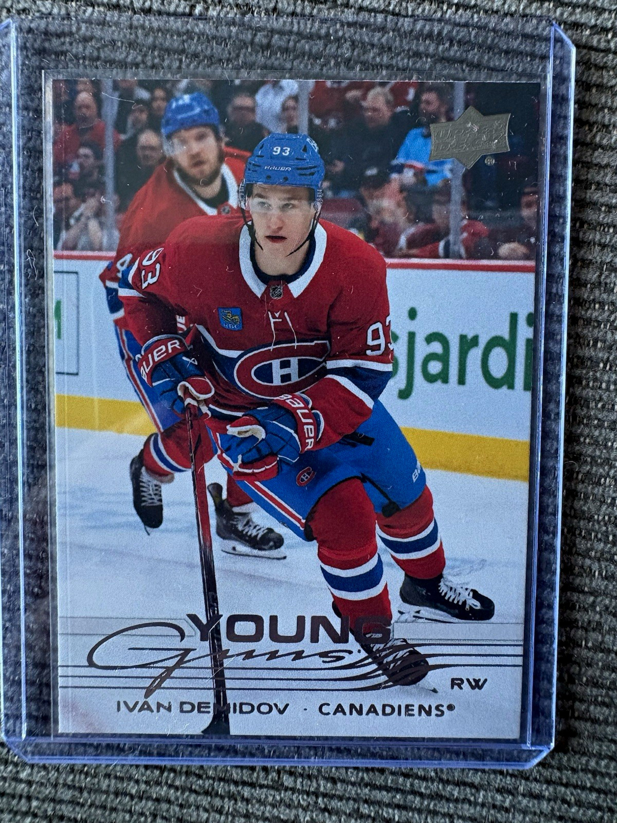 Upper Deck 2025-26 Series 1 Hockey Young Guns Ivan Demidov Canadiens #205 RC Upper Deck 2025-26 Series 1 Hockey Young Guns Ivan Demidov Canadiens #205 RC