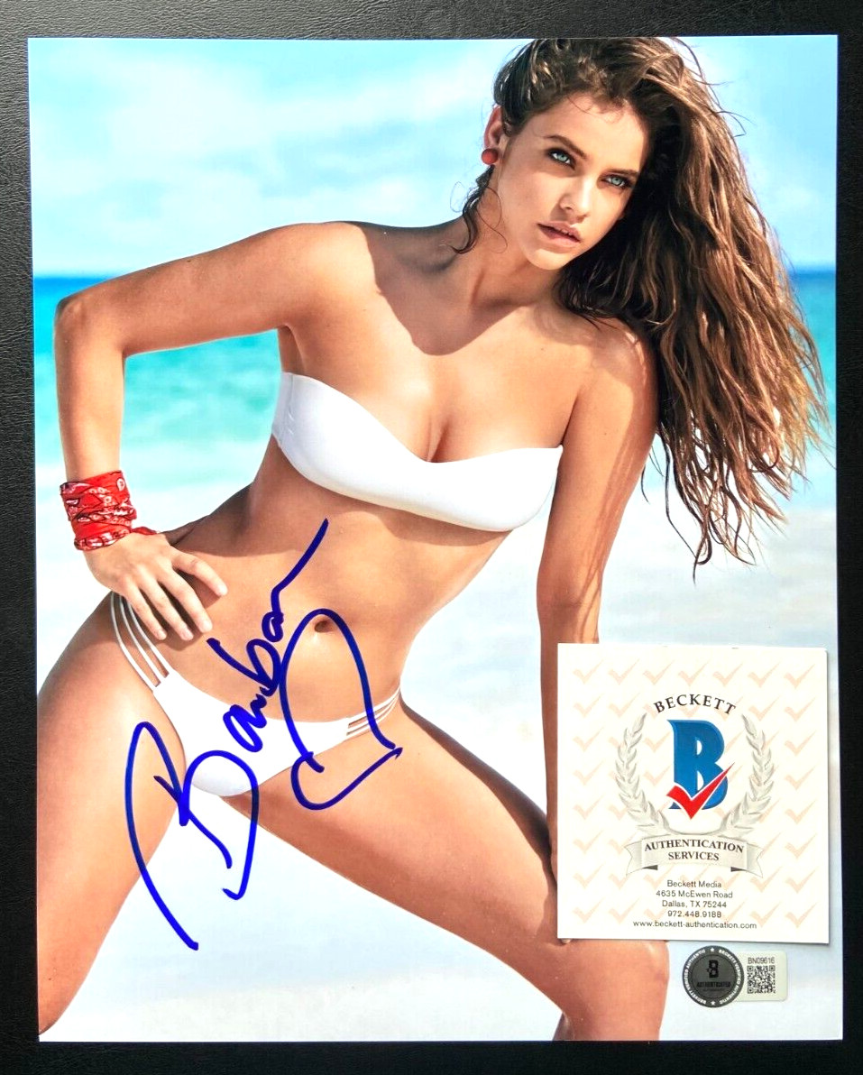 BARBARA PALVIN SIGNED 8X10 PHOTO SEXY SPORTS ILLUSTRATED SI SWIMSUIT MODEL BAS 