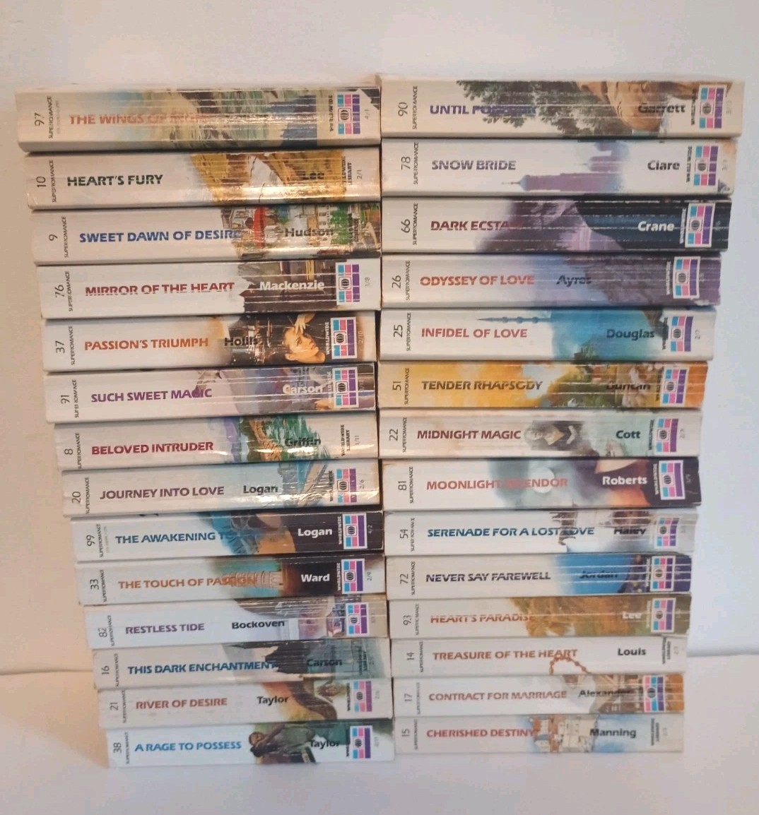 Lot of 27 Worldwide Superromance Novels. 1980s Vintage Romance, Drama Books. 🩷 Lot of 27 Worldwide Superromance Novels. 1980s Vintage Romance, Drama Books. 🩷