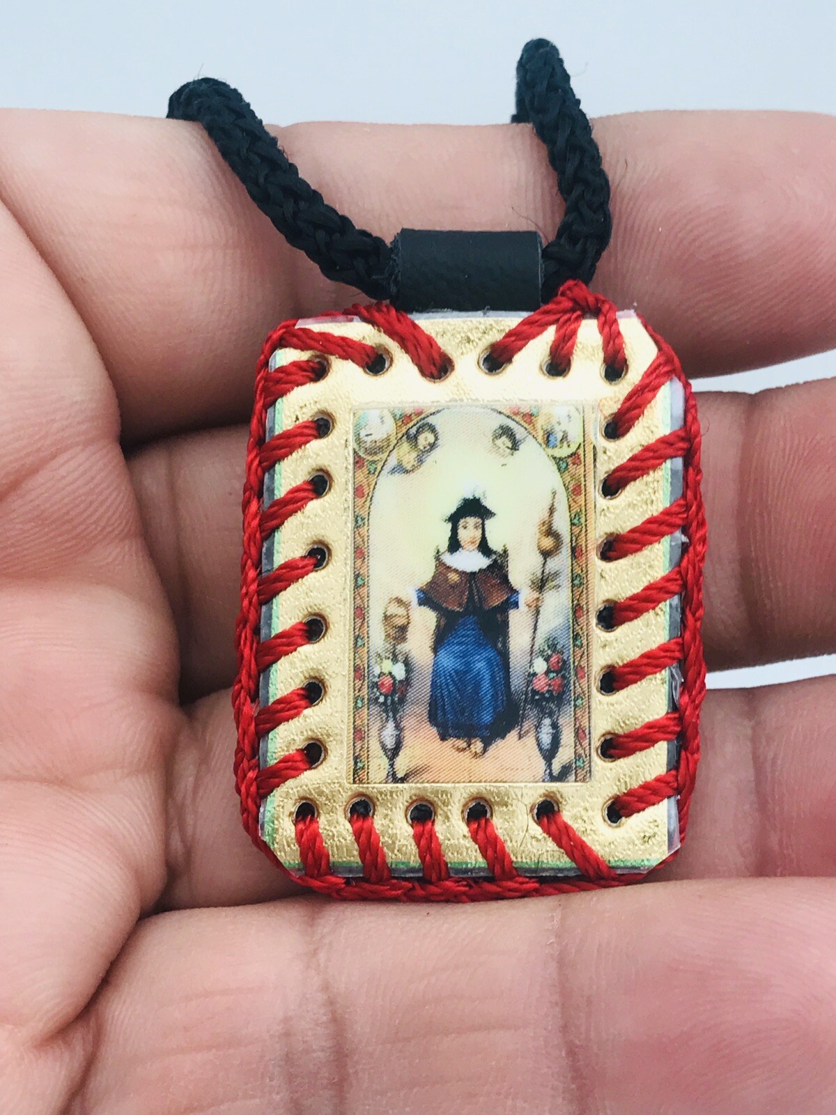 Religius Scapular Escapulario De El Santo Nino de Atocha Potente Para Protección