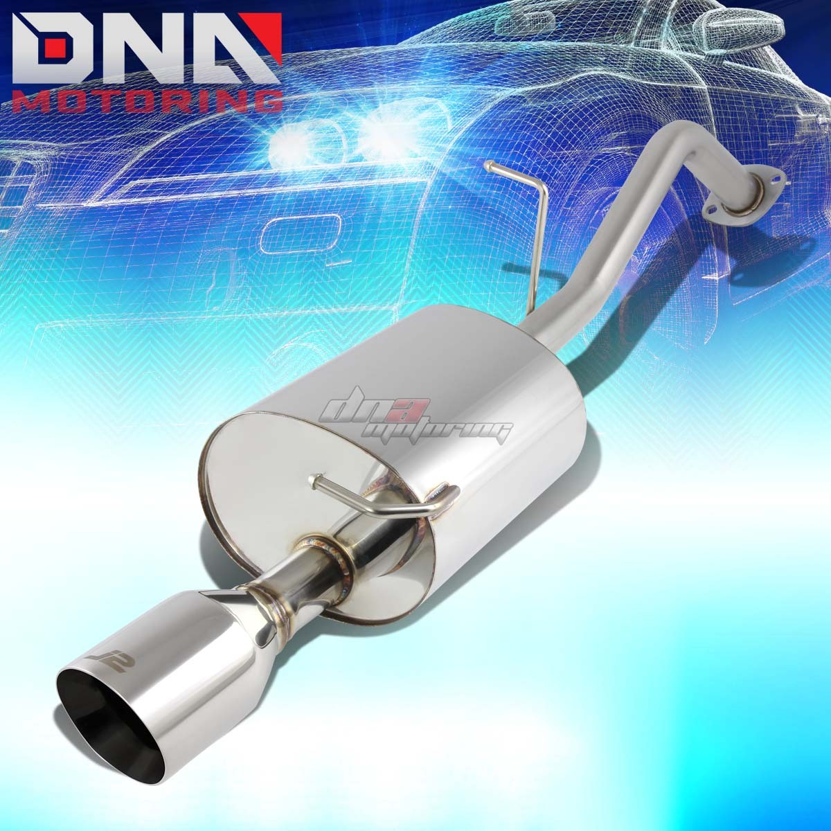 J2 ENGINEERING FOR 10+ PRIUS XW30 CATBACK AXLE BACK EXHAUST MUFFLER 4 J2 ENGINEERING FOR 10+ PRIUS XW30 CATBACK AXLE BACK EXHAUST MUFFLER 4