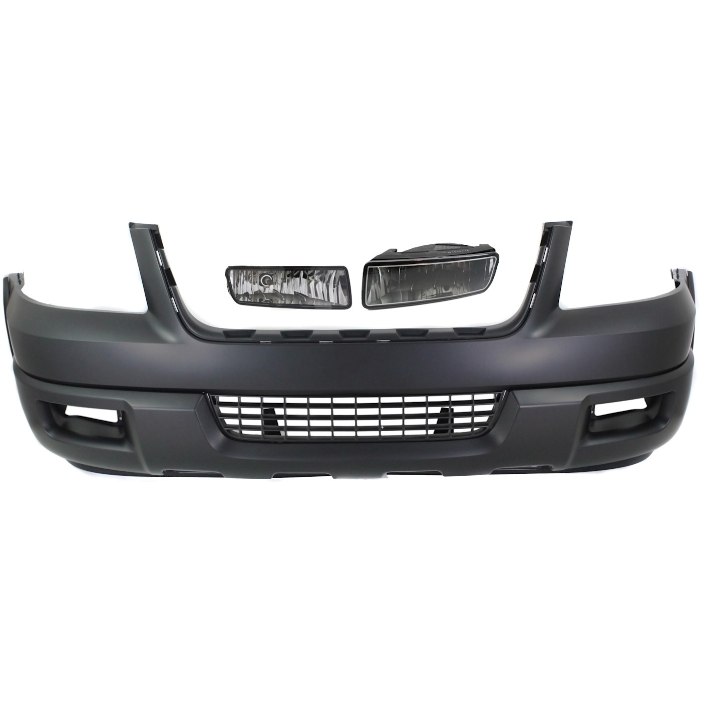 Bumper Cover Fascia Kit For 2004-2006 Ford Expedition Front Primed Foglamp Holes