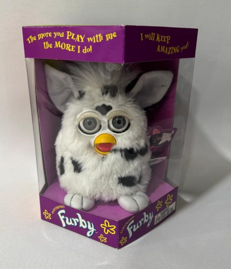 VINTAGE 1998 Furby Dalmatian W/Blue Eyes Model 70-800 NIB