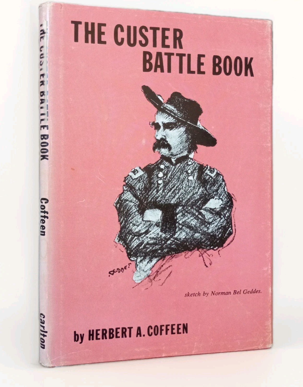 Scarce Signed By Son 1964 Custer Battle Book (Teepee Book) 1st Ed. Reprint HB/DJ