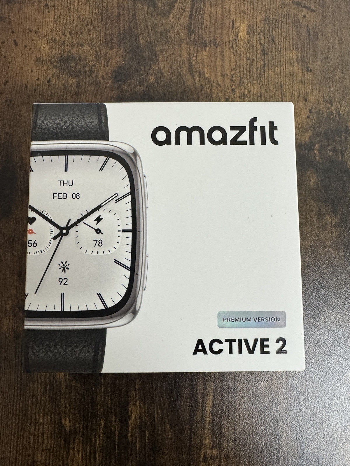 Amazfit Active 2 Premium Smart Watch (Square) 10 Day Battery,Sapphire Glass New Amazfit Active 2 Premium Smart Watch (Square) 10 Day Battery,Sapphire Glass New