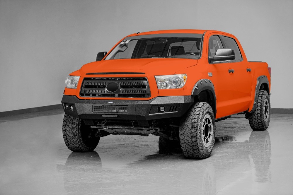 FOR 2007-2013 TOYOTA TUNDRA MODULAR FRONT BUMPER – 2X18W LEDS INCLUDED