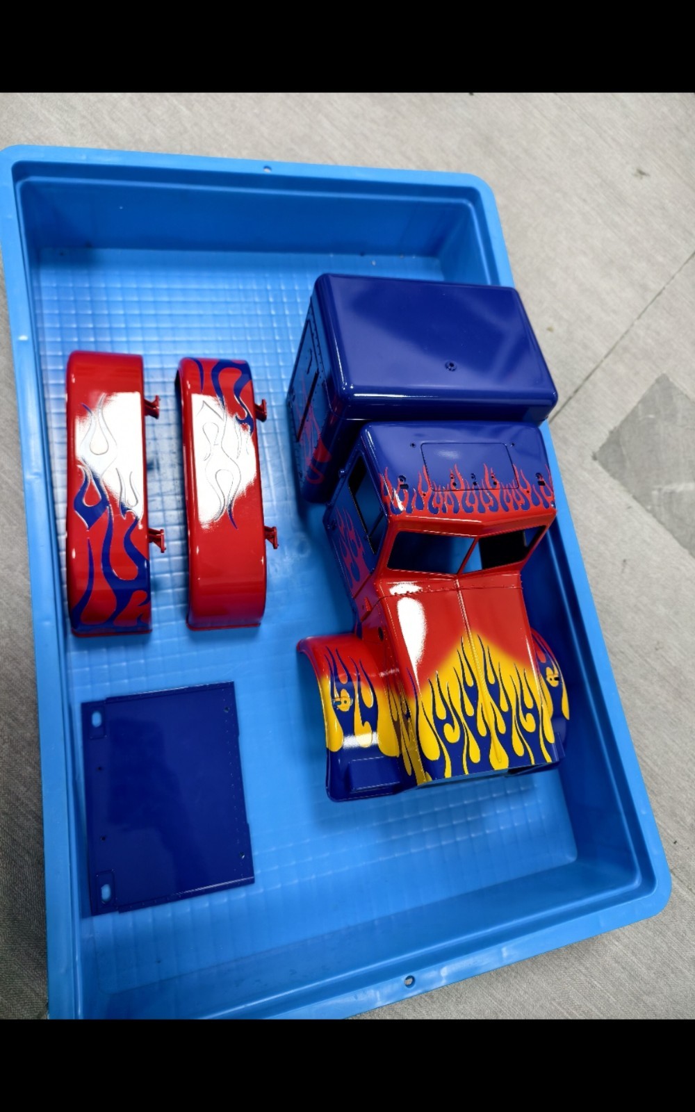 Optimus Prime  Shell For TAMIYA GRAND HAULER From Toucanhobby 
