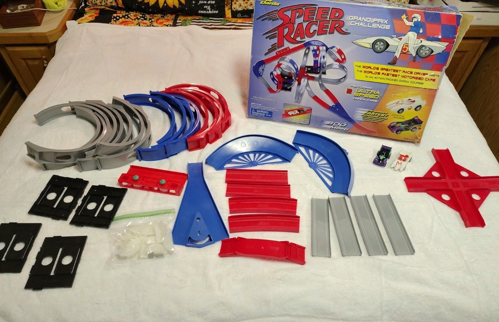 Vtg Darda Speed Racer Grand Prix Challenge Track W/ Mach 5 & X-Mobile Cars RARE Vtg Darda Speed Racer Grand Prix Challenge Track W/ Mach 5 & X-Mobile Cars RARE