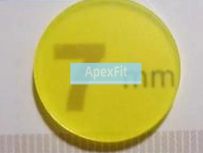 1PC Ce-YAG transparent ceramic-YAG luminescent ceramic 10*10*0.5mm double throw