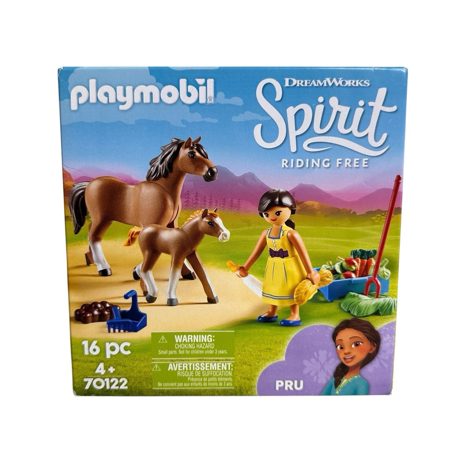 Playmobil Dreamworks Spirit Riding Free PRU 16 piece Set 70122 New Playmobil Dreamworks Spirit Riding Free PRU 16 piece Set 70122 New