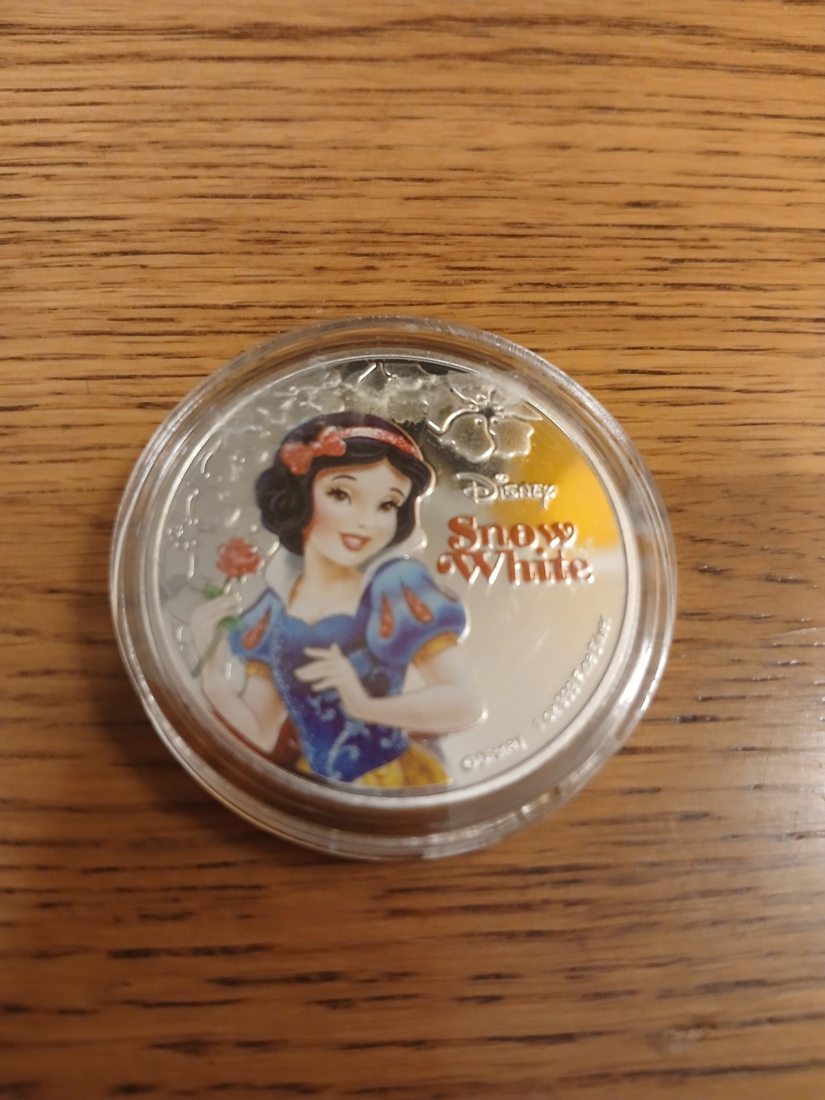 Disney Princess Snow White Silver coated coin Limited Edition New Zealand 2020