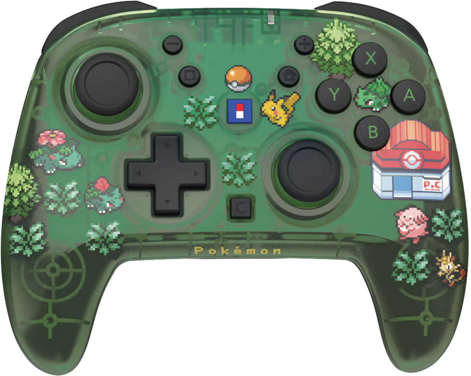 Hori - Wireless HORIPAD Turbo (Pokemon Pixel for Nintendo Switch 2 - Green