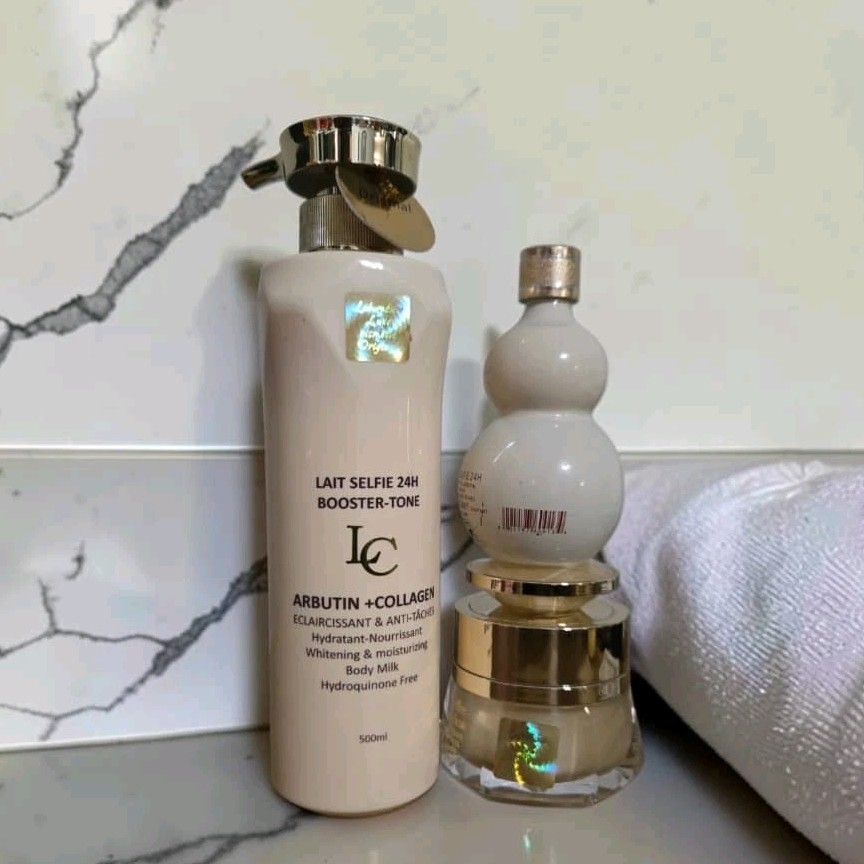 3 pcs. Lait SELFIE 24H  BOOSTER TONE Body milk, Cream, Serum Exp Dec 2026. Sales