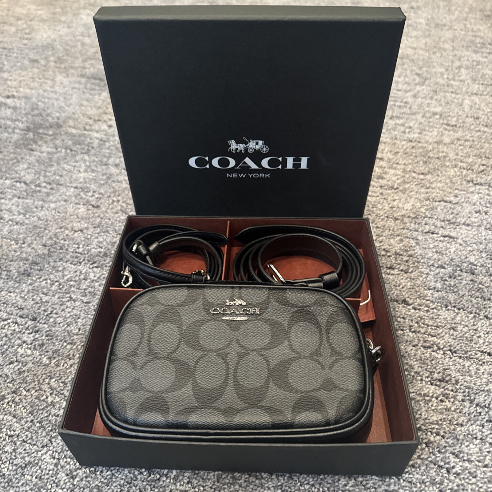 Coach Signature Convertible Belt Bag New In Box Coach Signature Convertible Belt Bag New In Box