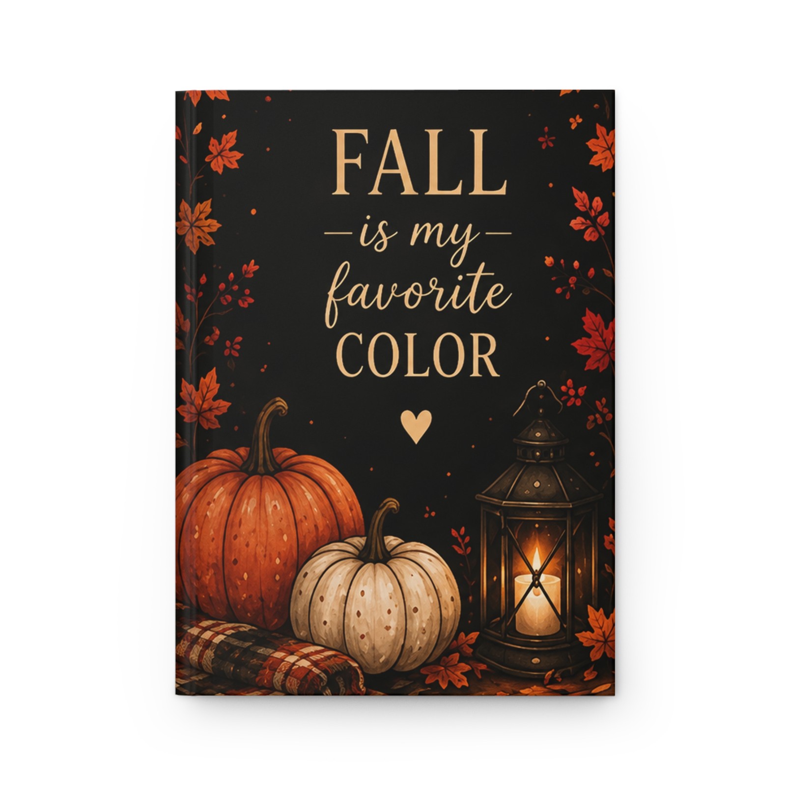Fall is My Favorite Color journal | Hardcover Lined Autumn Pumpkin